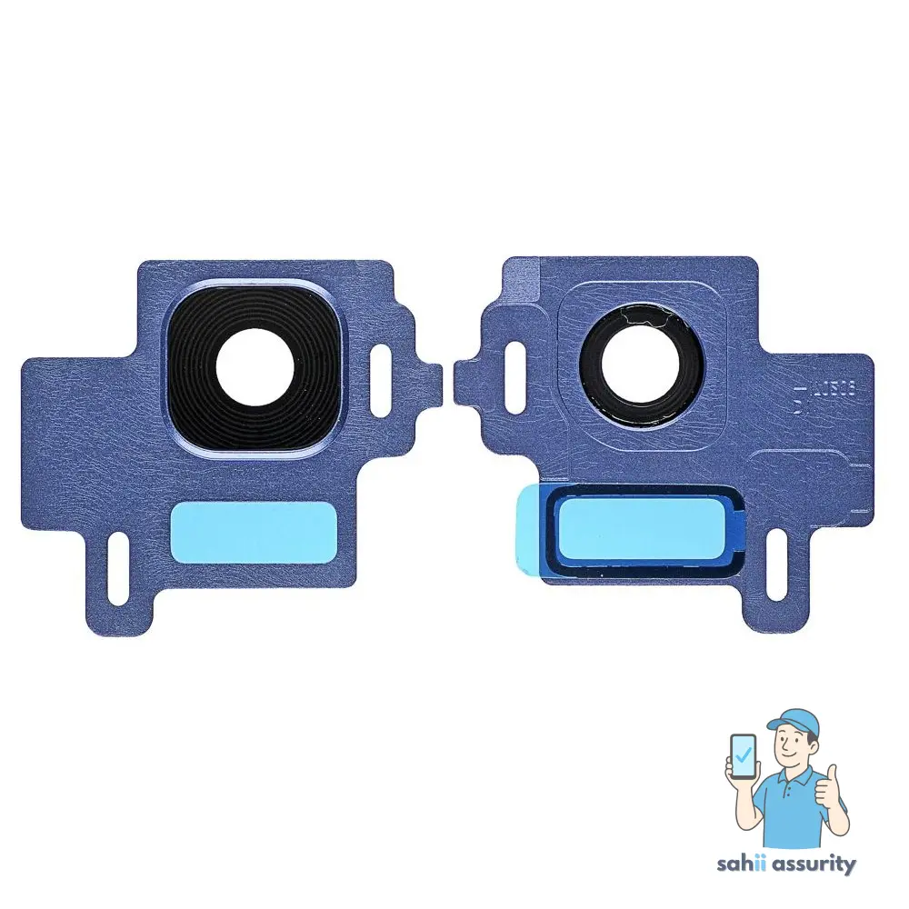 Camera Lens Glass with Frame for Samsung Galaxy S8 Blue